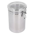 thumbnail image 1 of Boîte Scellée en Acier Inoxydable, Contenant de Rangement Alimentaire en Acier Inoxydable Pratique pour Thé pour Biscuits Très Grand 2100 ml, 1 of 8