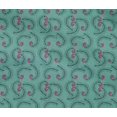 thumbnail image 4 of oneOone Cotton Flex Fabric Leaves & Swirl Block Decor Fabric Printed BTY 40 Inch Wide, 4 of 4