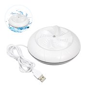 Mistaha Portable Washing Machine 1 kg Laundry Quantity Mini Rotating Washer with USB Cable for Travel Home Business Trip