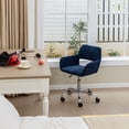 thumbnail image 1 of Homy Casa Commercial Reception Chairs for Office Use, Blue Fabric, 1 of 11