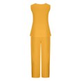thumbnail image 4 of Pantalons d'Été Légers pour Femmes Style Décontracté Printemps et Été Sans Manches Col Rond, 4 of 6