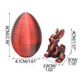 thumbnail image 3 of Luiuiu Easter 3D Printing Mystery Rabbit Egg Toy, Rabbit Eggs with Rabbit Inside, Rabbit Egg Fidget Toy, Mystery Rabbit Egg, 3D Printed Rabbit Egg, Stocking Easter Basket Stuffers (B), 3 of 9