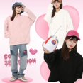 thumbnail image 5 of Hellokitty Hello Kitty Joint Hoodie Ladies Hoodie Autumn Hello Cat Two Yuan Loose Print Coat HOEMLIN, 5 of 5