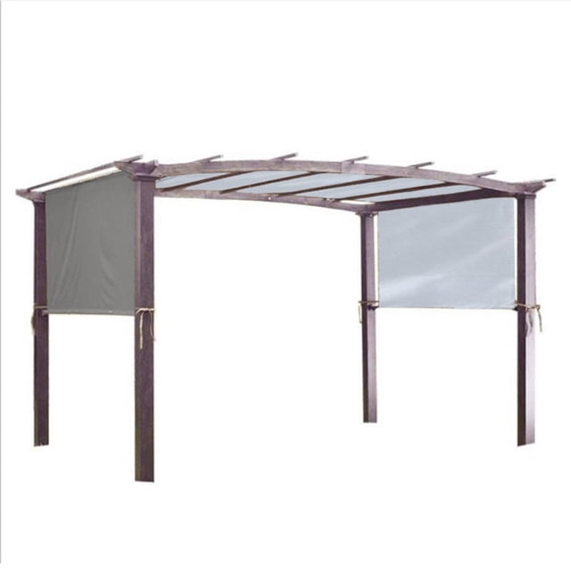 Housse de Remplacement pour Pergola avec Sangle de Fixation, Toit Imperméable pour Structure d'Ombre Extérieure à la Maison, Neuf