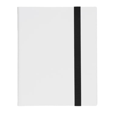 Card Binder, Trading Card Binder Large Capacity 9 Pocket PP Material For Home For Game Card White
