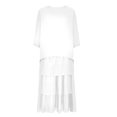 thumbnail image 4 of Robes d'Été Grande Taille pour Femmes 2024 Manches Courtes Col Rond Décontracté Imprimé Économisez jusqu'à 65 %!, 4 of 6