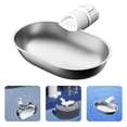 thumbnail image 1 of Accessoire de Distributeur d'Eau Bol en Acier Inoxydable pour Systèmes de Réservoir Intelligents Style Eau et Inclinaison Construction Durable Fini Lisse Facile à Nettoyer Intérieur Extérieur Mise en Forme Solution d'Hydratation pour Animaux, 1 of 5