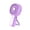 Purple, variant on Boovnll Handheld Turbo Fan Usb Rechargeable Silent Student Dormitory Office Portable Wind Turbine Fan