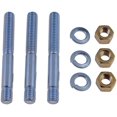 thumbnail image 2 of Help By Dorman Exhaust Flange Stud and Nut 03106 OE Replacement; 3/8 Inch x 16 Thread x 3-5/16 Inch; With 3 Studs/3 Nuts And 3 Lock Washers; Pack Of 1, 2 of 3