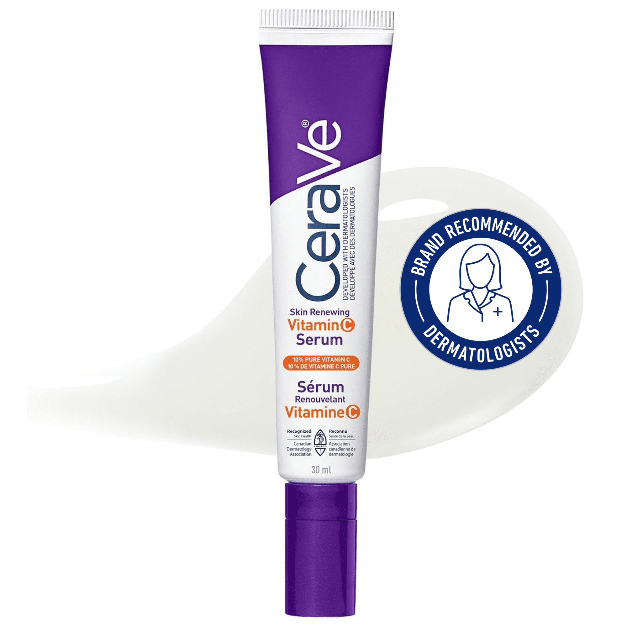 CeraVe Vitamin C Serum, 10% Pure Vitamin C Face Serum with