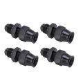 thumbnail image 2 of AN6 Coupler, Anti Rust Male Thread Straight Aluminium Alloy 4PCS AN6 Adapter With Brass Ferrule For Liquid Gas Diesel Oil 5/16in, 2 of 8
