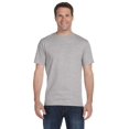 thumbnail image 3 of Hanes Mens Beefy T-Shirt 2-Pack, XL, Light Steel, 3 of 6