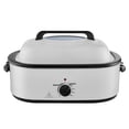 thumbnail image 1 of KFFKFF Rôtissoire, Four à Dinde, Capacité de 22 QT avec Couvercle d'Arrosage Automatique, 1450 W, avec Réglages de Décongélation et de Maintien au Chaud, Comprend un Plateau Détachable et une Grille, 1 of 9