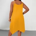thumbnail image 4 of Ounisa Robe Camisole Midi Fluide Sans Manches à Encolure Dégagée et Ourlet Asymétrique pour Femme Grande Taille, 4 of 8