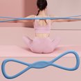 thumbnail image 3 of Hearth & Gear 8 Shapes Fitness Resistance Band Arm Back Training Elastic Ropes Workout Chest Arm And Shoulder Stretch Bands Exercise Tool For Physical Preventive Remission Yoga Stretching Cork Gasket, 3 of 3