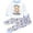 Brown, variant on Zanarzt Newborn Baby Boy Outfit Long Sleeve Childrens Comfortable and Breathable Long Sleeved Home Clothes Two Piece Set with Cute Cartoon Pattern Brown,6-12 Months