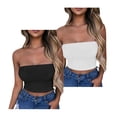 thumbnail image 1 of Tube Tops, Womens Solid Color Sports Summer Fashion Casual Tube Tops, 1 of 5