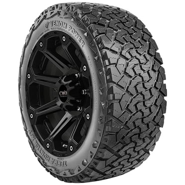 Venom Power Terra Hunter X/T XT All-Terrain Mud Light Truck Radial Tire-35X12.50R20LT 35X12.50X20 35X12.50-20 125R Load Range F LRF 12-Ply BSW Black Side Wall