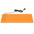 thumbnail image 2 of Roll Up Keyboard  Flexible Keyboard Silicone Silicone Keyboard Fully Sealed Design Lightweight Portable Silent Soft Comfortable Usb Wired Silicone Keyboard For Pc, 2 of 8
