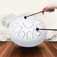 thumbnail image 3 of Amdohai 10 Inch Steel Tongue Drum 11 Notes Handpan Drum, 3 of 8
