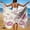 White, variant on Staron Women's Beach Cover Up Sarong Wrap Dress Sheer Draped High Slit Adjustable Strap Casual Vacation Resort Wear, White 5XL