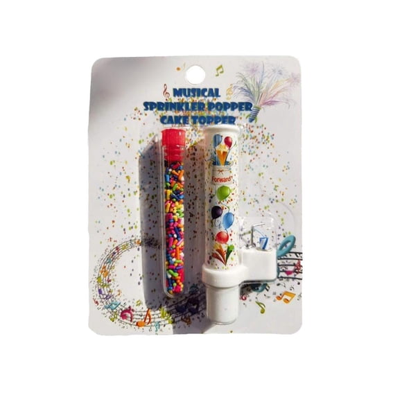 Lttoisl Surprise Birthday Cake Candle, Creative Candy Explosion Effect Decorated Candle, Unique Fun Topper for Parties & Celebrations, Multicolor