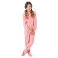 thumbnail image 1 of Little Girls Infant - Toddler Pink Fleece Footed Pajamas Sleeper, 1 of 2