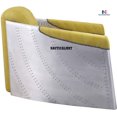 thumbnail image 5 of Furniture Brancaster Fauteuil d'Appoint, Cuir Pleine Fleur Jaune et Aluminium, 5 of 5