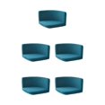 thumbnail image 1 of kurtrusly Trilateral Chair Covers Wide Application And Strong Elastic Chair Protection Made Easy Polyester Cover Chairs Decoration Bluestone blue 5Set, 1 of 6