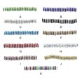 thumbnail image 1 of 100 Pieces Rhinestone Rondelles with Big Holes Charm Spacer Beads Jewelry Crystal Multi-colors Loose Bead for DIY Necklace Champagne, 1 of 5