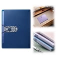thumbnail image 2 of Clearance! Accordion Folder Folders for Documents Multiple Pockets Accordion File Folder | Letter Size File Folder with 8 Pockets Portable Receipt Paper Bill Document Organizer for School B Blue, 2 of 9