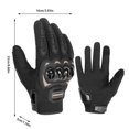 thumbnail image 3 of Motorcycle Riding Gloves Joint Pro Tection Outdoor Fitness Long Fingers Hard S Hell Spring Summer Autumn Synthetic Gloves Science Gloves Rubber Gloves Small Size Long Rubber Gloves Large Non Late, 3 of 4