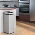 thumbnail image 3 of iTouchless IT14SW Poubelle Sans Contact 52 Litres Carrée Blanche, 3 of 5