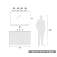 thumbnail image 3 of Golden Lighting Duncan 4 Light Bath Vanity Matte Black Damp Rated Incandescent, 3 of 7
