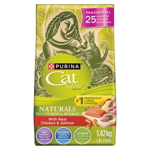 Cat Chow Naturals Poulet & Saumon sec Cat Produits alimentaires 1.4kg