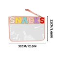 thumbnail image 3 of Snack Storage Bag | Transparent Zipper Pouch Waterproof Handheld Makeup Bag Portable Toiletry Organizer for Travel Cosmetics Snacks Toiletries Storage, 3 of 7