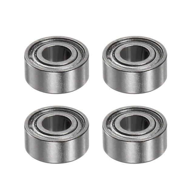 Unique Bargains 682XZZ Roulements à Billes 2,5mmx6mmx2,6mm Acier Chromé ABEC3 à Double Écran Lot de 4