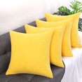 thumbnail image 2 of Unique Bargains 4-Piece Polyester Corn Stripe Throw Pillow Cover for Sofa, 2 of 10