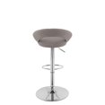 thumbnail image 2 of CorLiving Round Open Back Adjustable Fabric Barstool, set of 2, 2 of 9