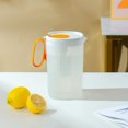 thumbnail image 4 of LOVEVERPlastic Water Pitcher with Lid Mix Drinks Water Jug Clear Pitcher with Lid 1 Gallon  Large Plastic Ice Tea Pitcher for Fridge  Juice Pitcher Water Pitcher  Sun Tea Jug  Gallon Pitc, 4 of 9