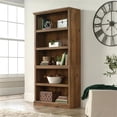 thumbnail image 2 of Bowery Hill Modern Engineered Wood 5 Shelf Bookcase in Vintage Oak, 2 of 10