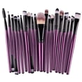 thumbnail image 4 of 20-Piece Fiber Hair Makeup Brush Set with ABS Handle - Soft, Skin-Friendly, Non-Slip Grip for Loose/Packed Powder, Portable for Daily & Travel Use, Complete Beauty Tool Kit, 4 of 6