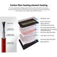 thumbnail image 3 of DGYAO Far Infrared Heating Pad Natural Jade and Tourmaline Heating Mat Flexible Pad for Back Pain With Smart Memory Function Controller, 3 of 8