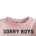 thumbnail image 3 of Baby Sets Letter Sweatshirt Leopard Pants Hairband, 3 of 5