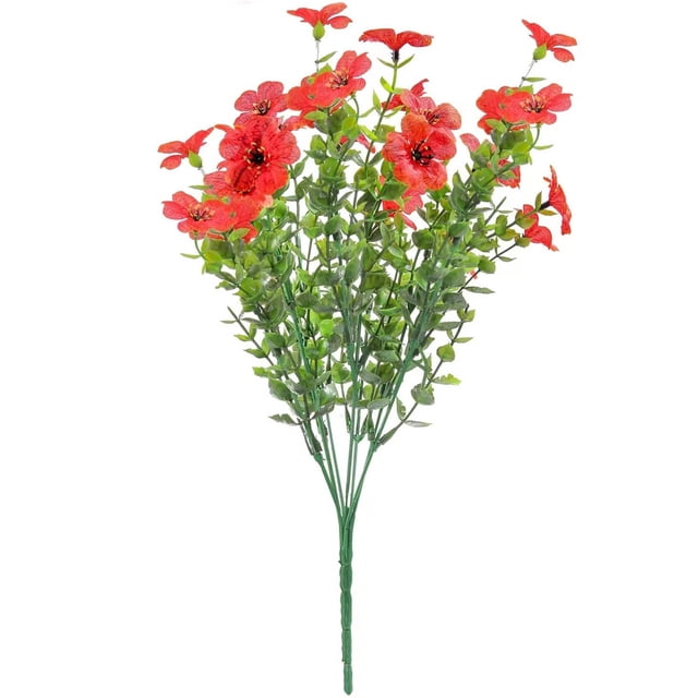 Pompotops 7-pronged Violet Simulation Flower Bouquet Decoration And Flower Arrangement Clearance