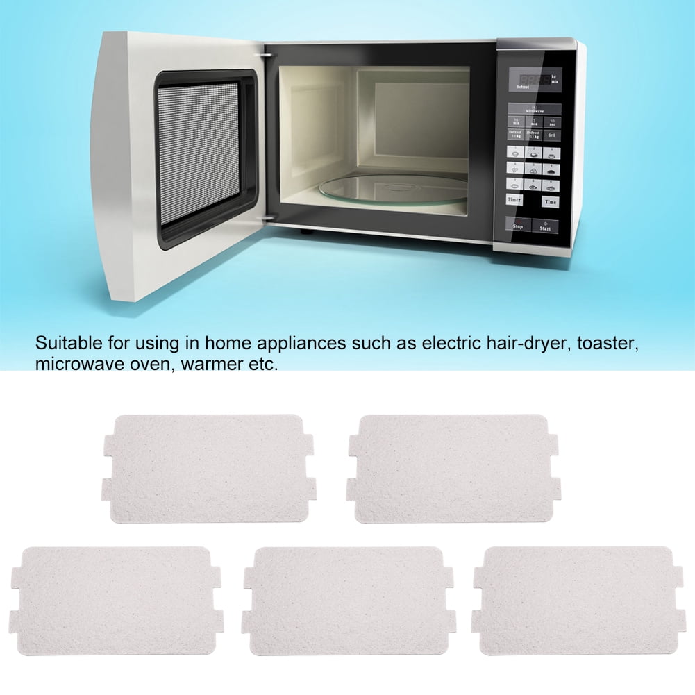 Microwave Oven  Part ，5PCS Microwave Oven Mica Plate Sheet Replacement Repairing Accessory For Electric Hair-dryer, Toaster, Microwave Oven, Warmer, Etc