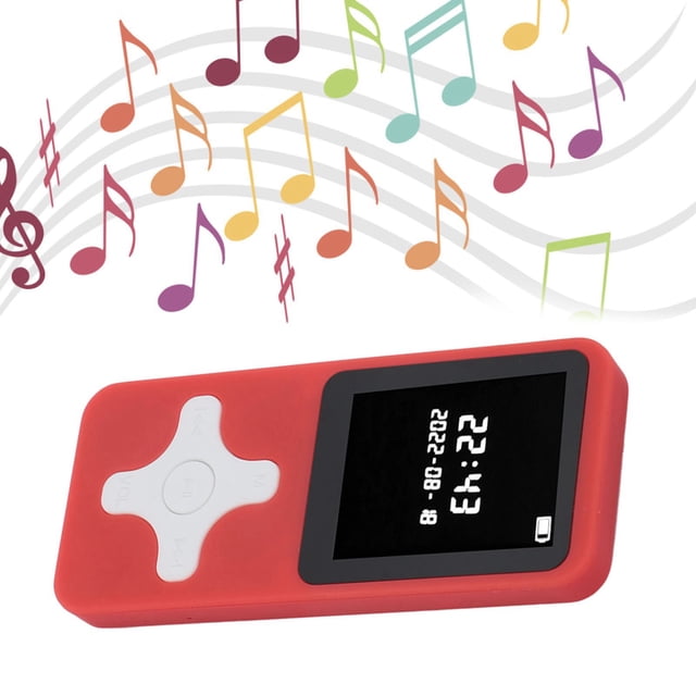 Portable HiFi Music Player, Voice Recorder Electronic Book Lossless 5.0 MP3 Player Small for Sports White,Red,Blue,Dark Blue