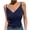 Navy, variant on Black Tank Top Women's Sexy Lace Vests Sleeveless Shirt Lace Top Elegant Blouses Woman Spaghetti Straps Tops Y2K Cropped Tops Teenager Girls Fashion Tank Top Camisole Blouse Tops T S Yubnlvae