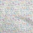 thumbnail image 1 of oneOone Polyester Spandex Purple Fabric Text Craft Projects Decor Fabric Printed By The Yard 56 Inch Wide, 1 of 5