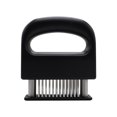 thumbnail image 2 of Qaailabf 48 Needle Meat Tenderizer Tool with Locking Mechanism - Stainless Steel Blades with ABS Plastic Handle - Marinade Time Reducer for Beef, Chicken, Lamb - Dishwasher Safe Meat Piercer with, 2 of 10